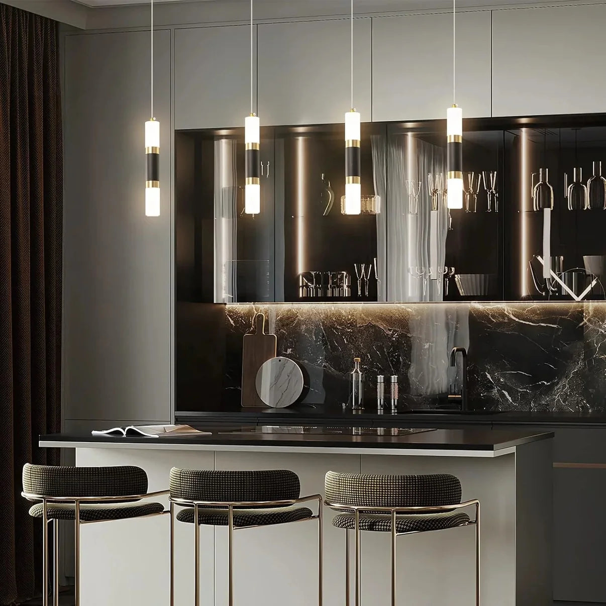Double Side Hanging Cylinder Light