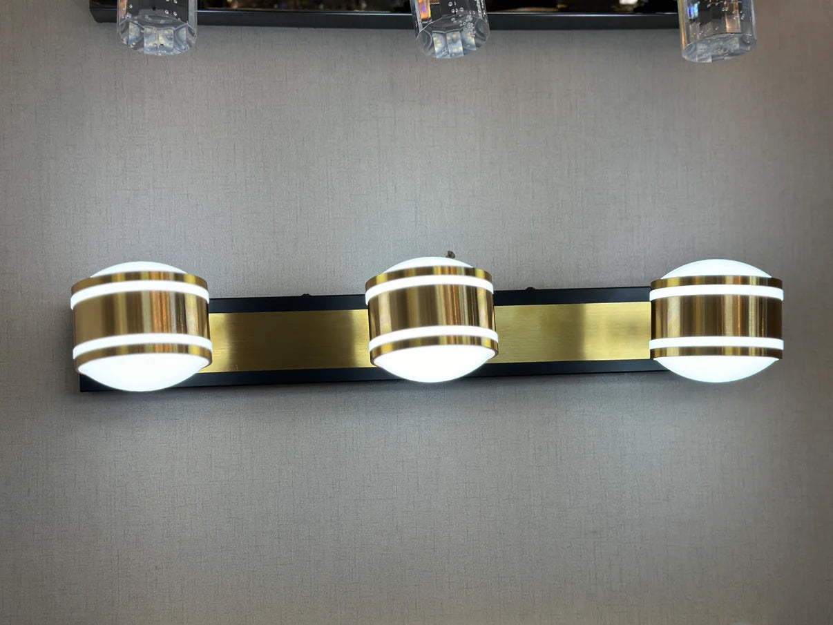 Golden Antique Vanity Light