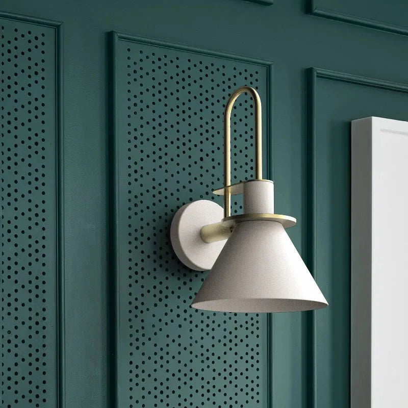 Luxury black lantern shape wall lamps