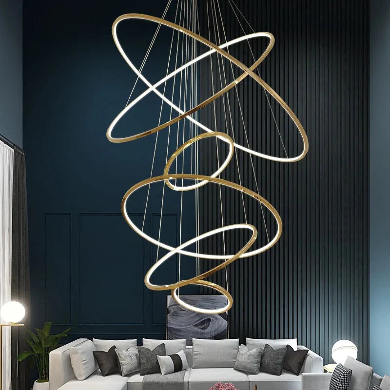 Multi Ring Chandelier