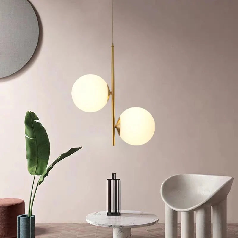 Double Globe Hanging