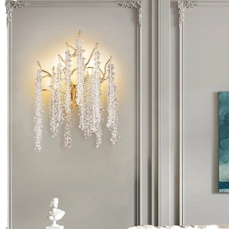 Crystal Beats Wall Light