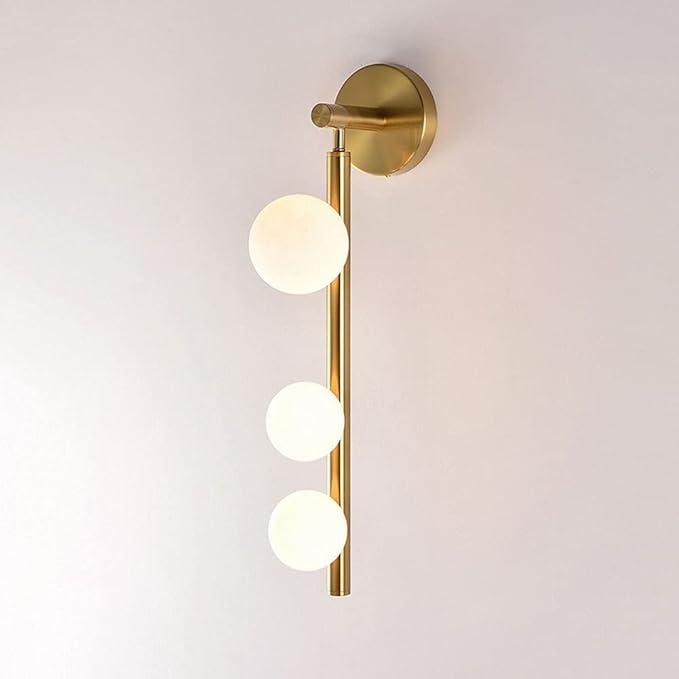 Staircase Glass Globe Wall Light