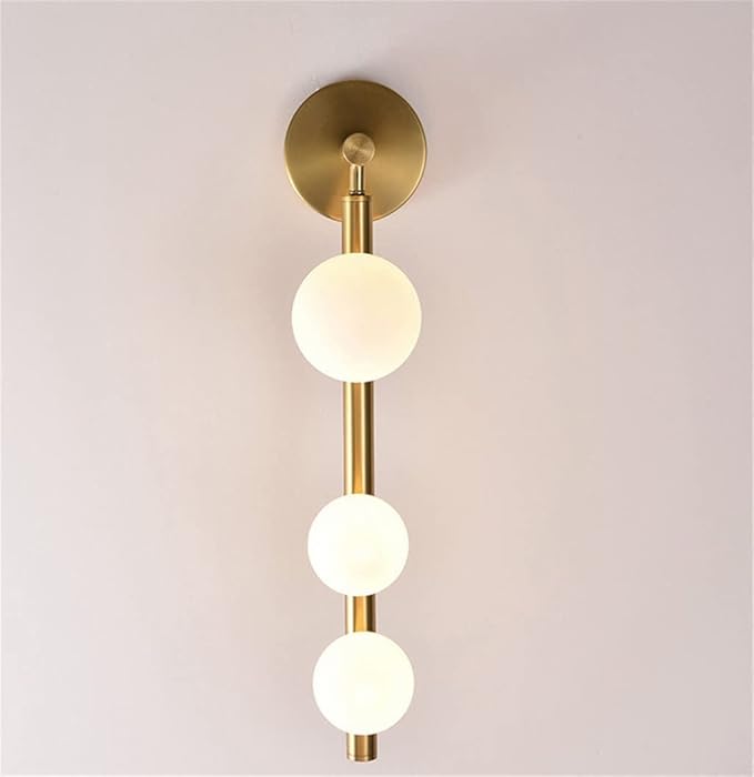 Staircase Glass Globe Wall Light