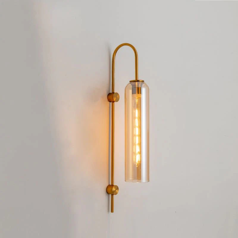 Elegant Glass Wall Sconce
