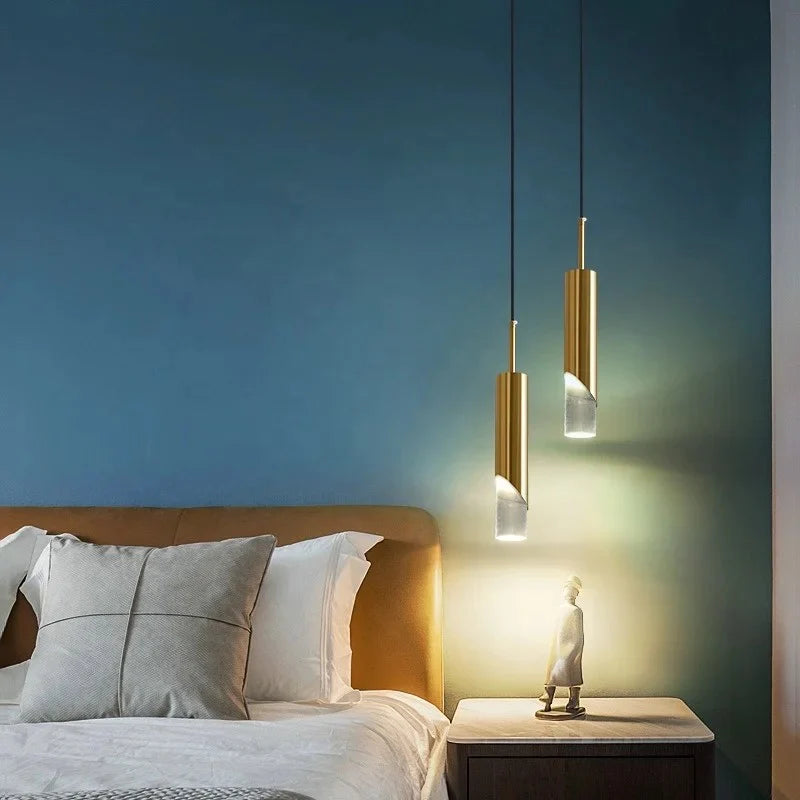 Golden Cylinder hanging