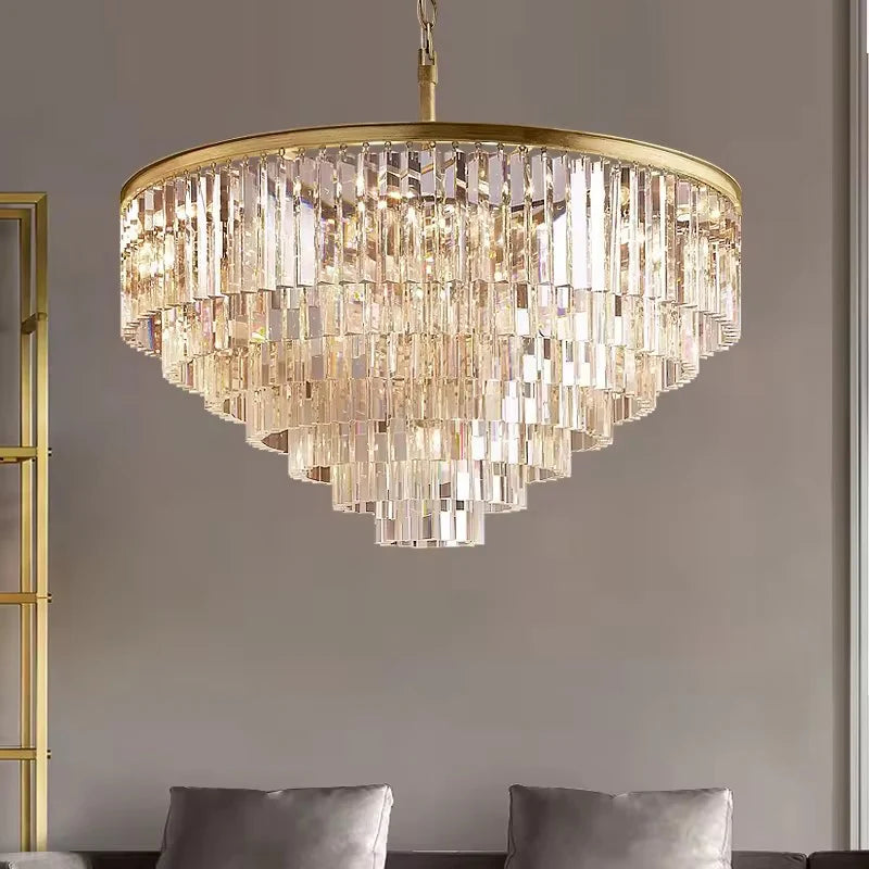 Imperial Crystal Round Chandelier