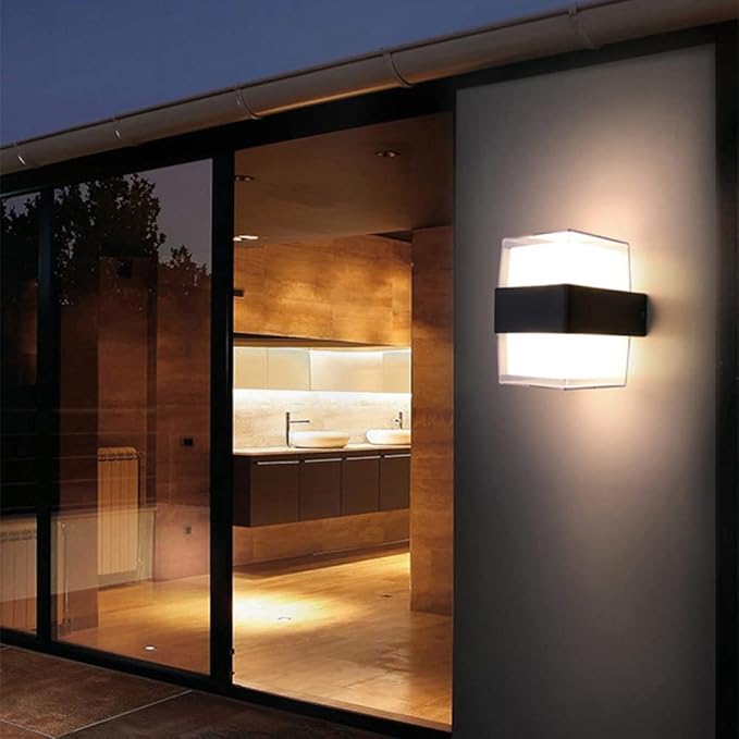 Square Outdoor Cylinder Light