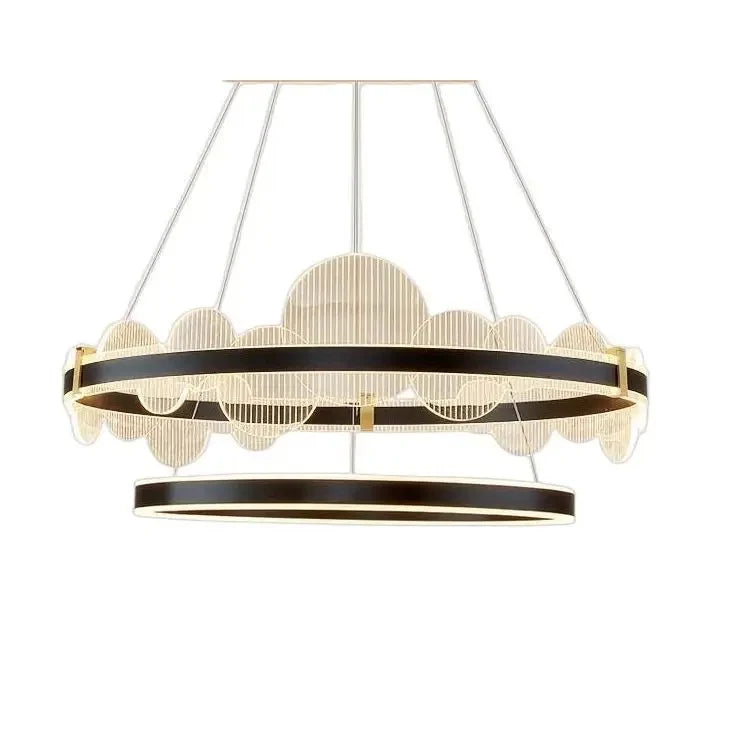 New modern Double Ring Chandelier