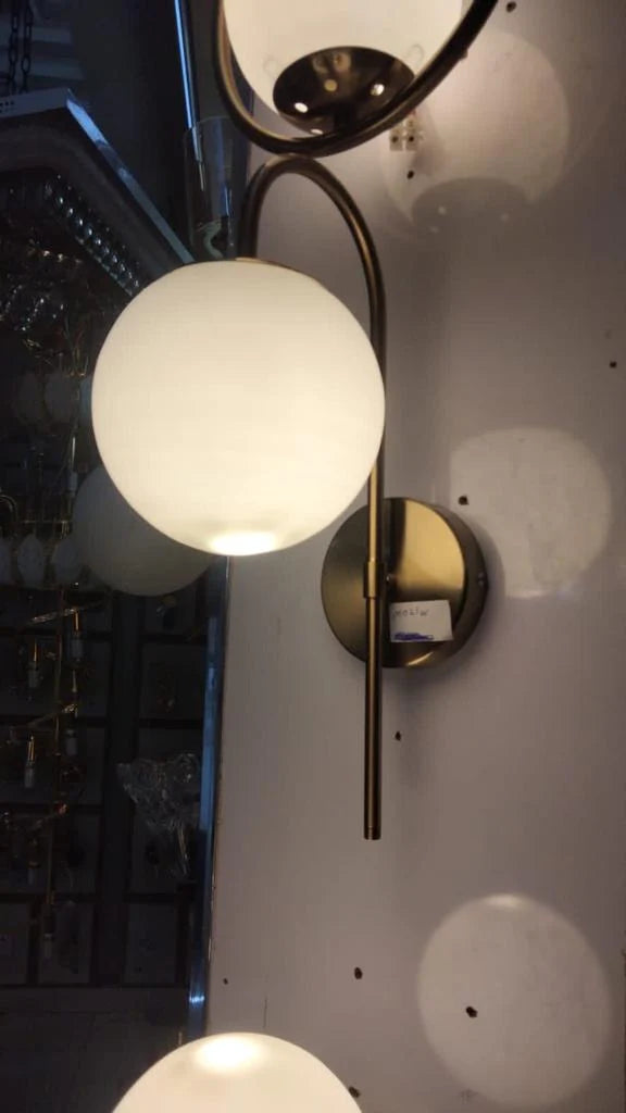 Down Style Globe Wall Light