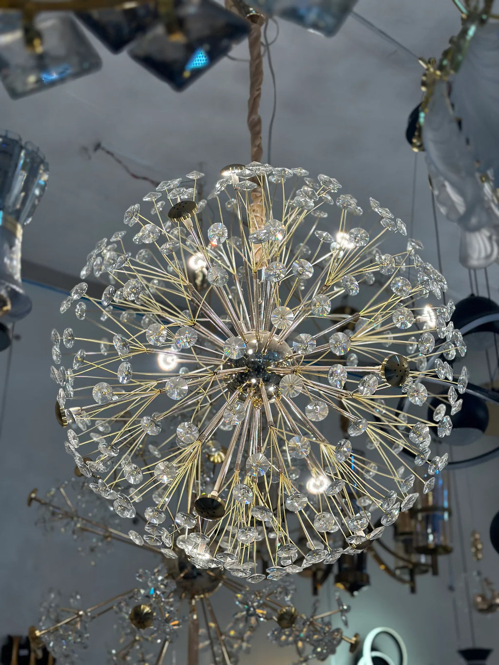 Crystal Ball Chandelier