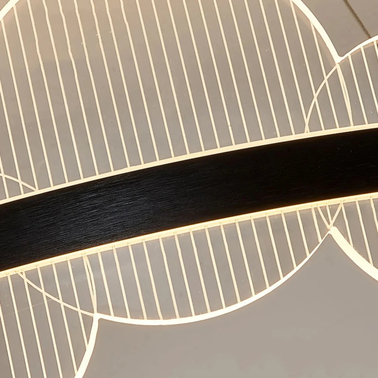 New modern Double Ring Chandelier