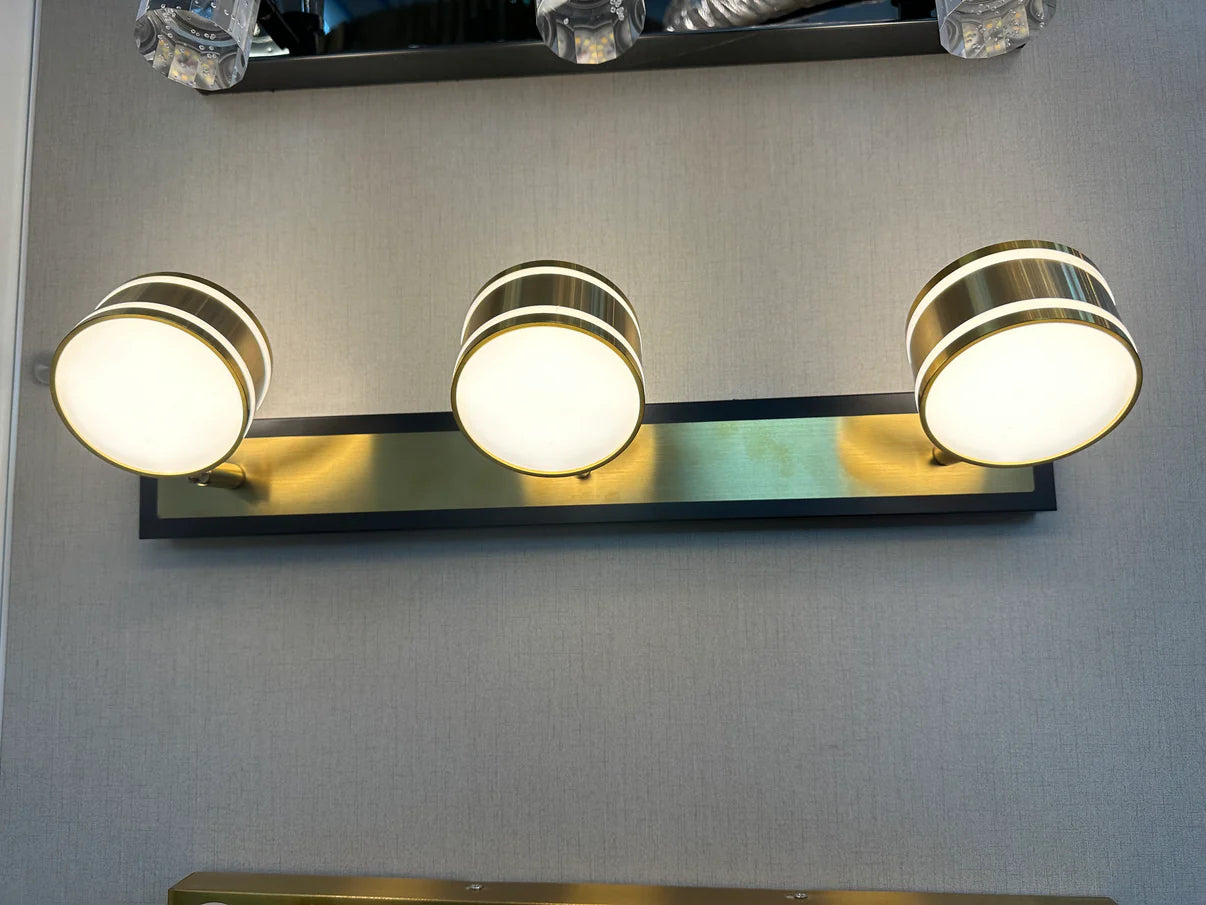 Golden Antique Vanity Light