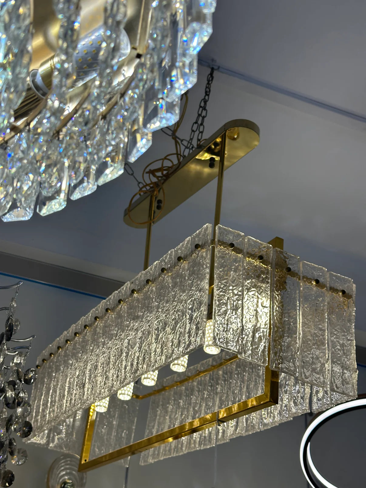 Crystal Rectangular Chandelier