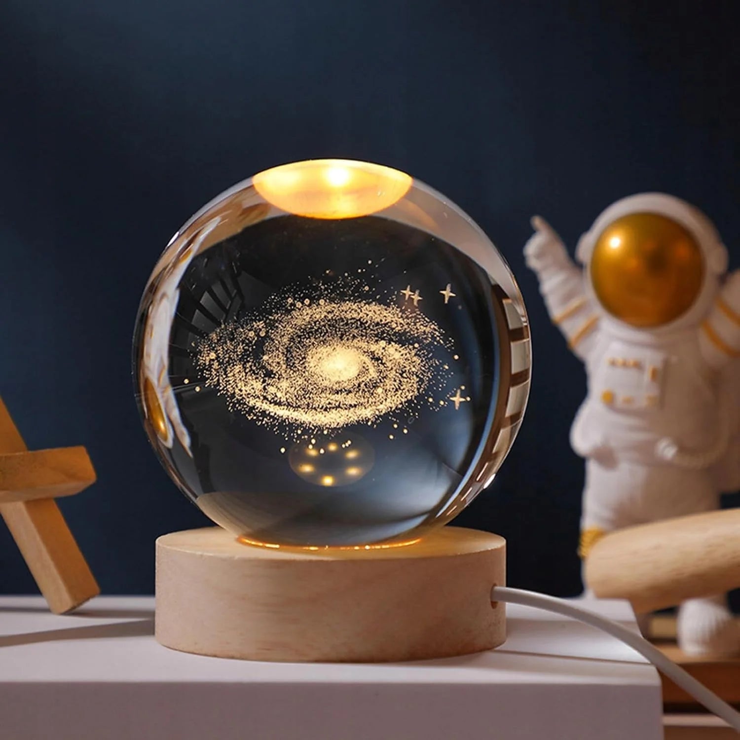 Imported 3D Crystal Ball Lamps