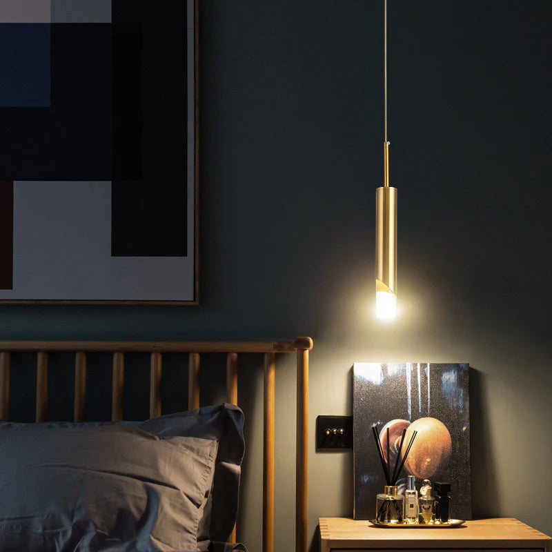 Golden Cylinder hanging