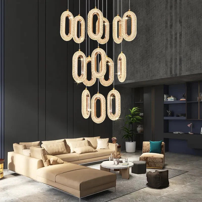 Oval Hanging 15 heads