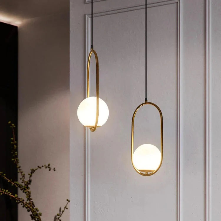 Oval hanging