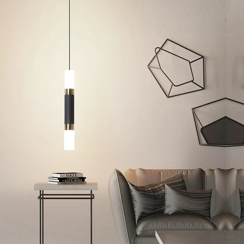 Double Side Hanging Cylinder Light