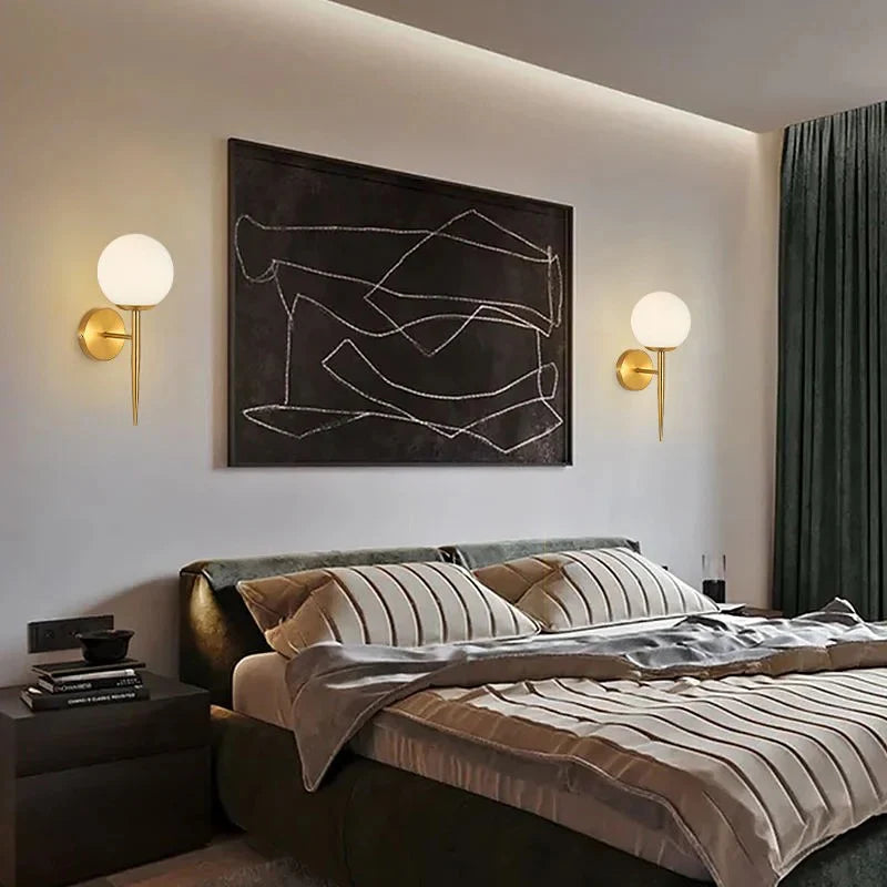 Nordic Globe Wall Light