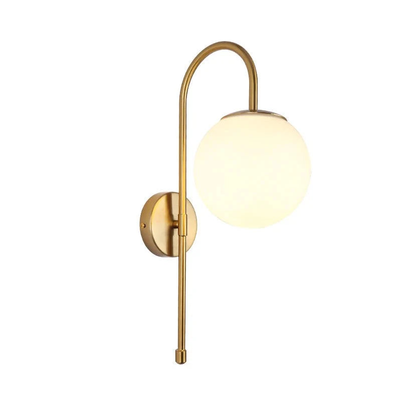 Down Style Globe Wall Light