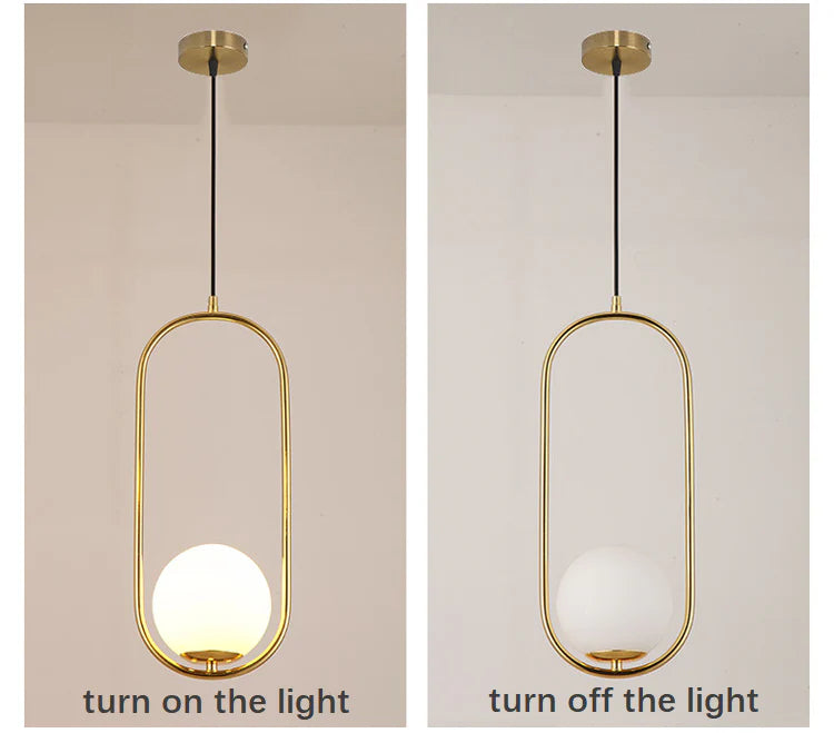 Oval hanging