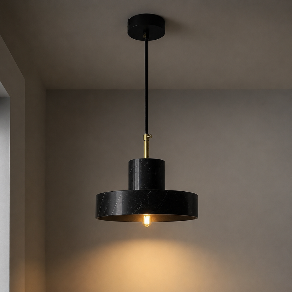 Black Texture Marble Hanging