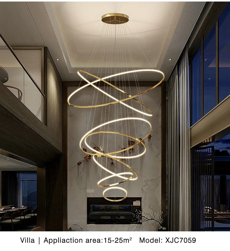 Multi Ring Chandelier