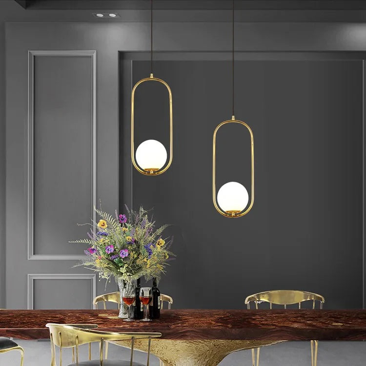 Oval hanging