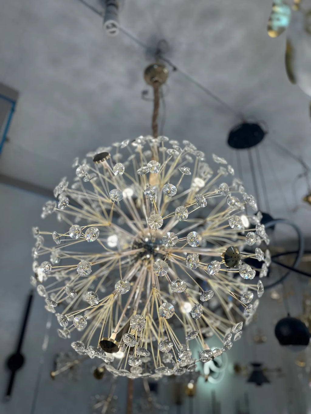 Crystal Ball Chandelier