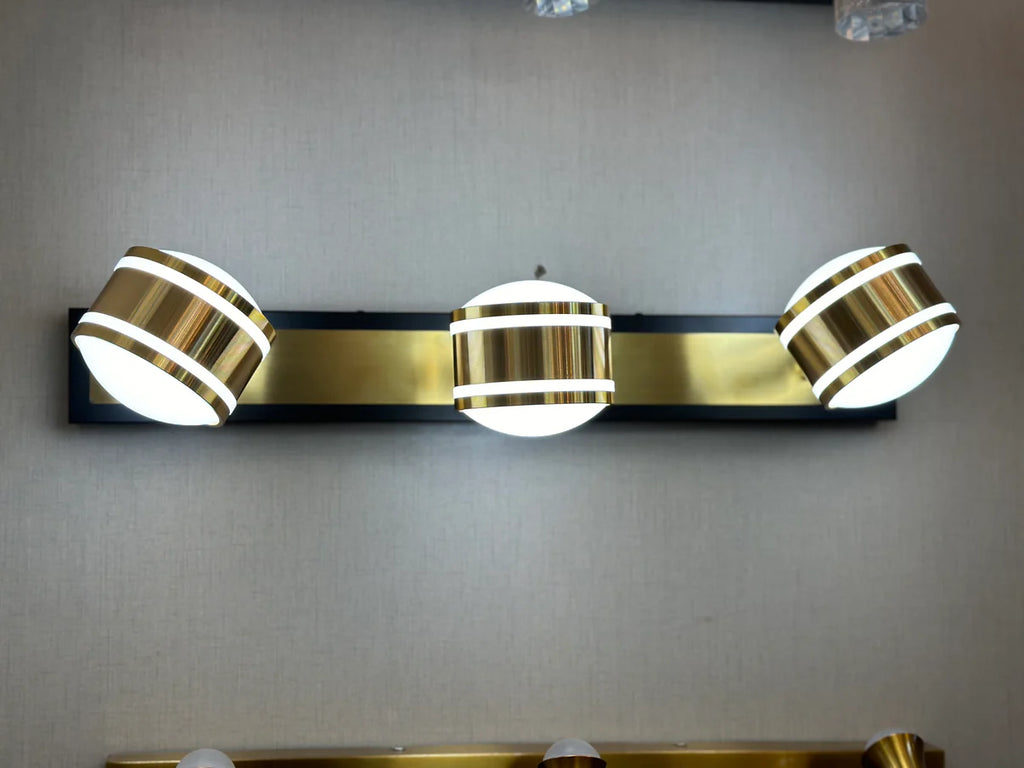 Golden Antique Vanity Light