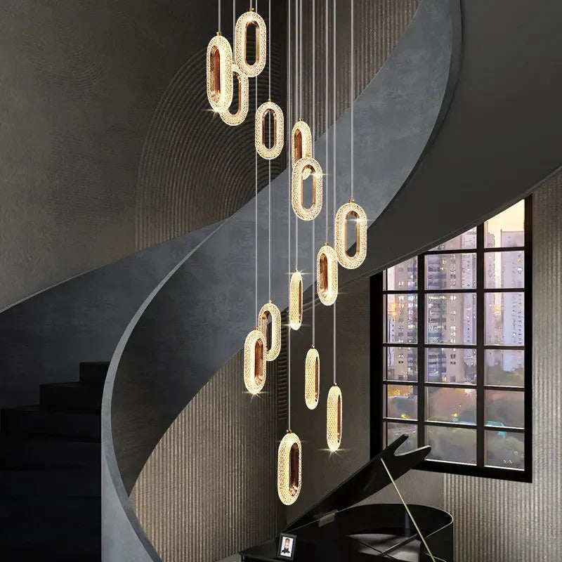 Oval Hanging 15 heads
