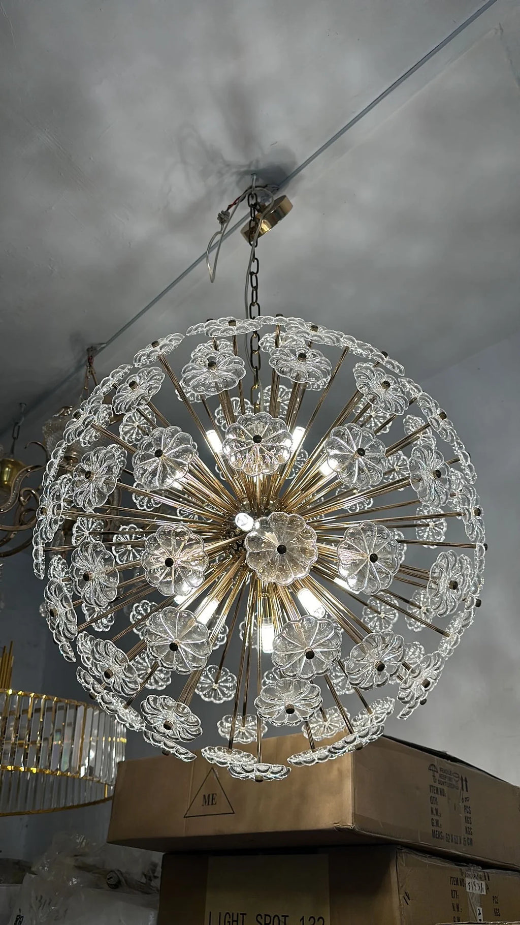 Flowers Ball chandelier