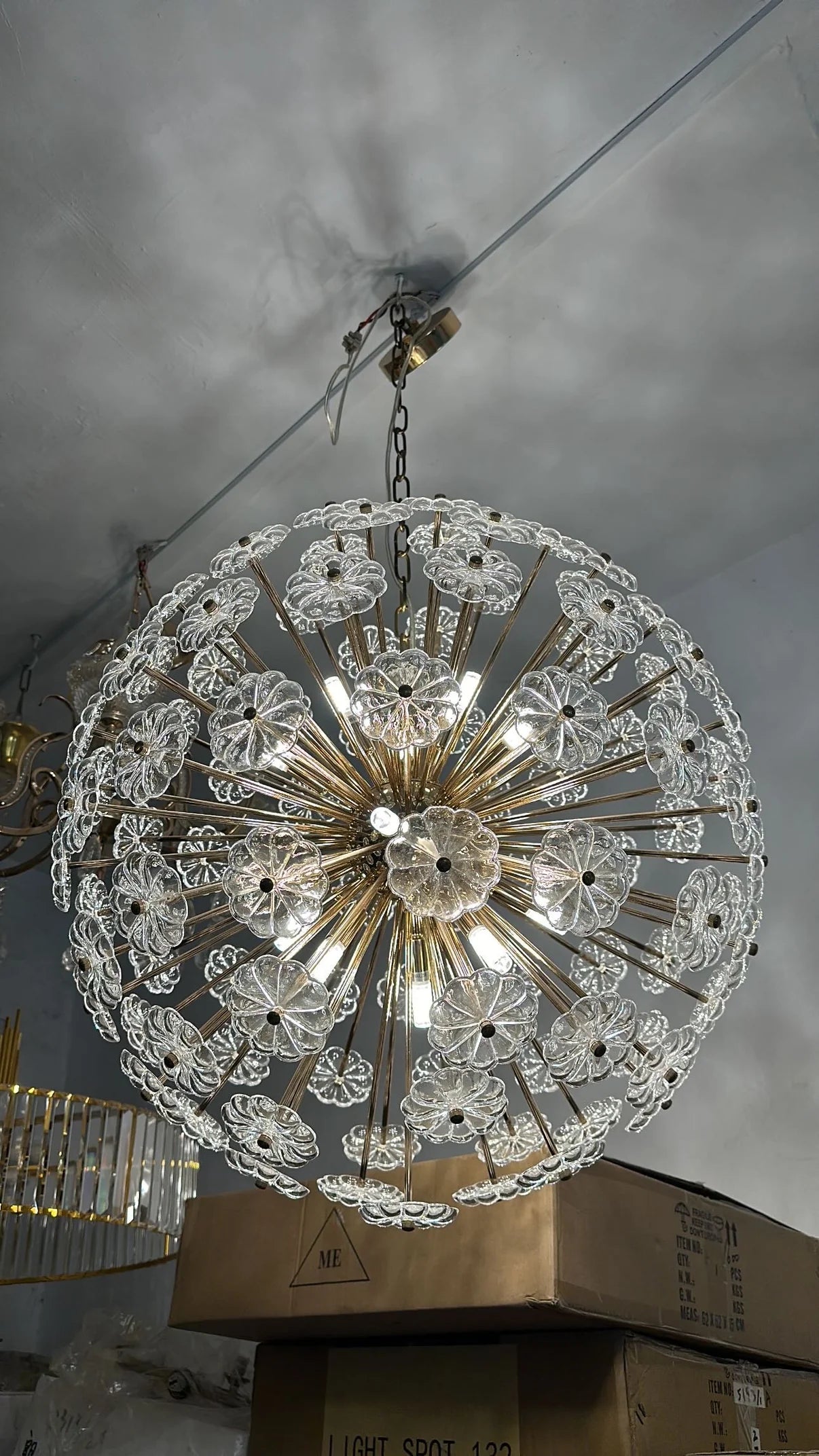 Flowers Ball chandelier