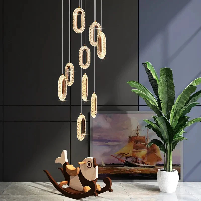 Oval Hanging 15 heads