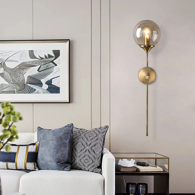 Modern Globe Wall Light