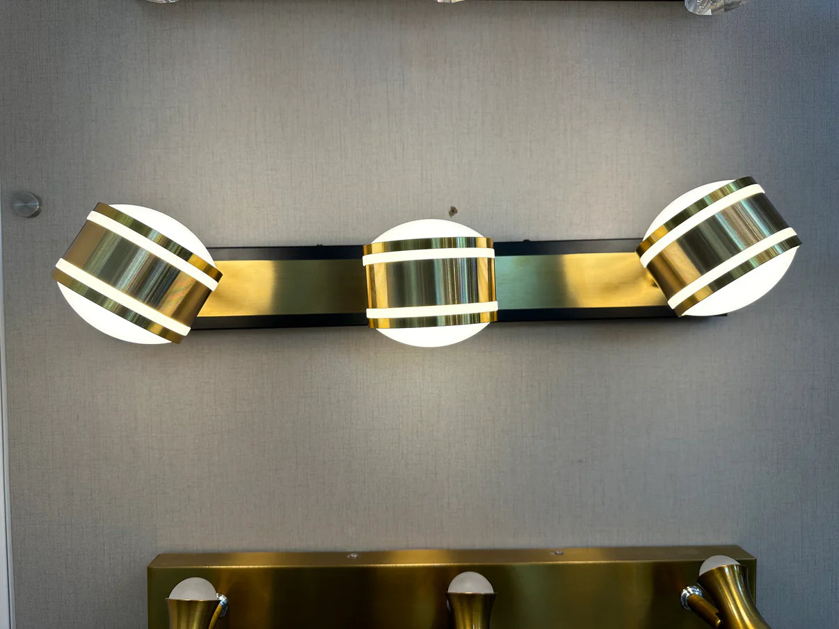 Golden Antique Vanity Light