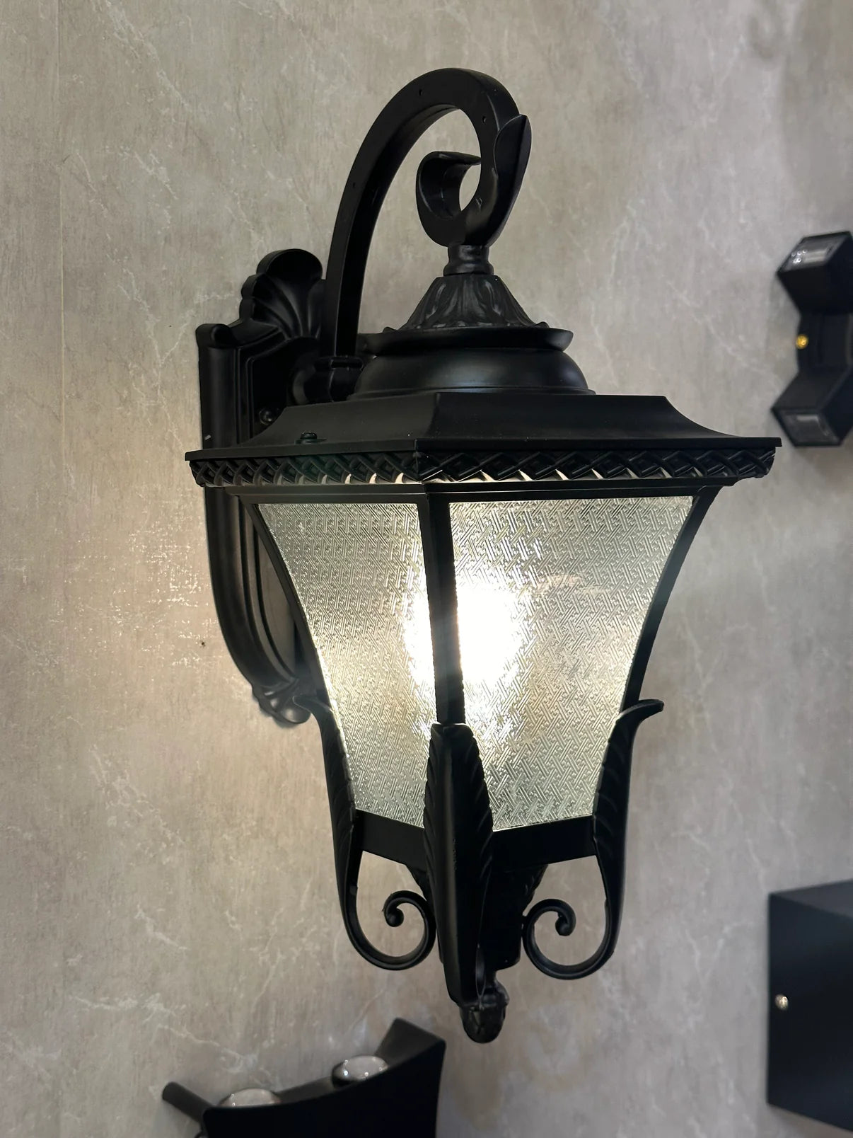Victorian Black Imported Light