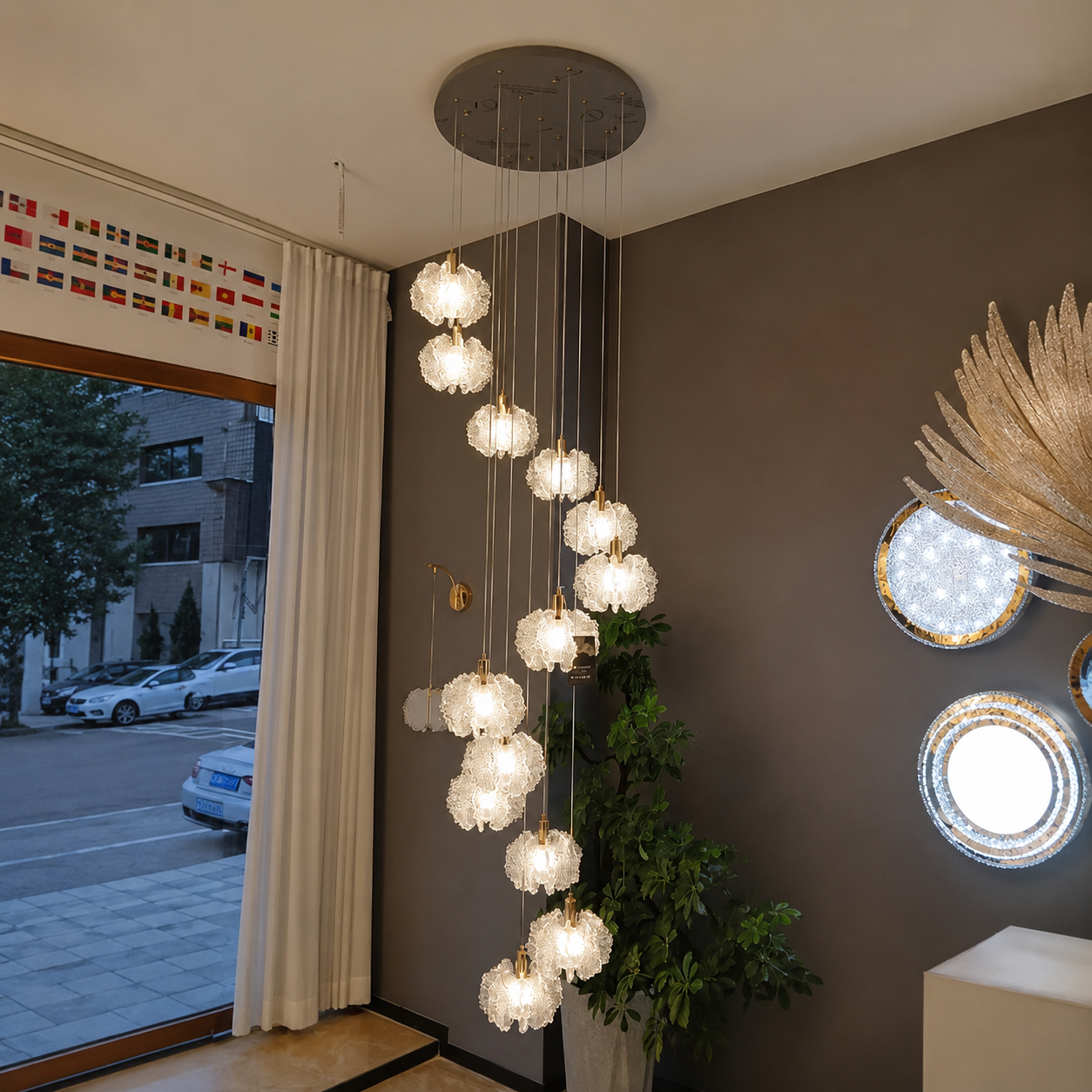 Flora Cascade Chandelier