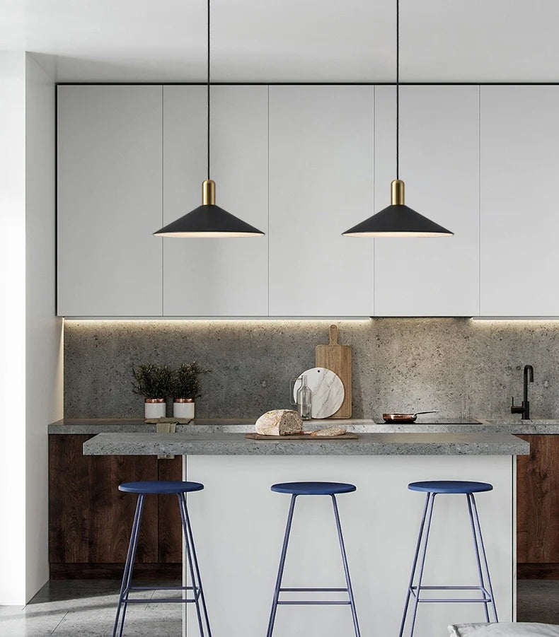 Metal Hut Hanging Light