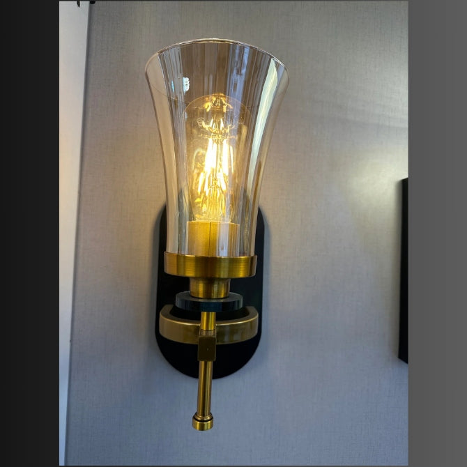 Black Nordic wall Light