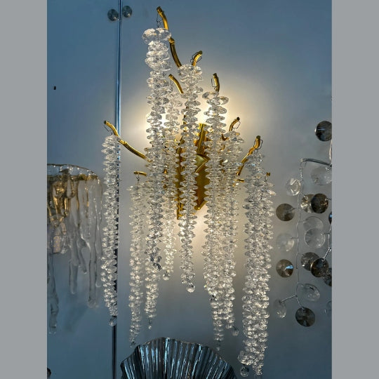 Crystal Beats Wall Light