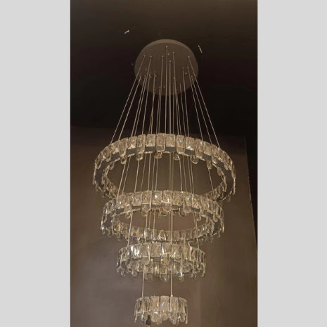 Crystal Rings Chandelier