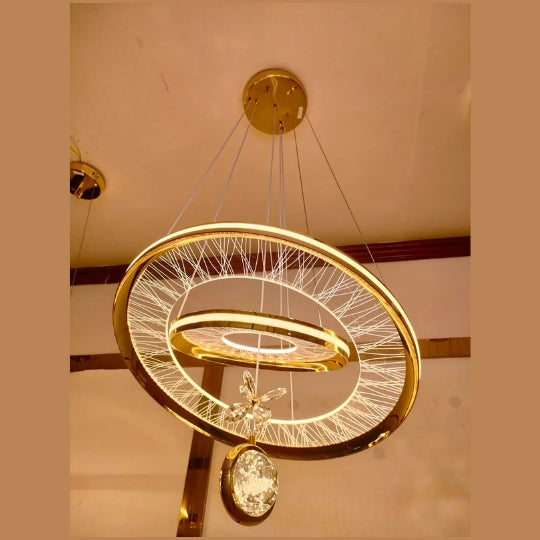 Minimalist Modern Creative Led Strip Chandeliers & Pendant Lights