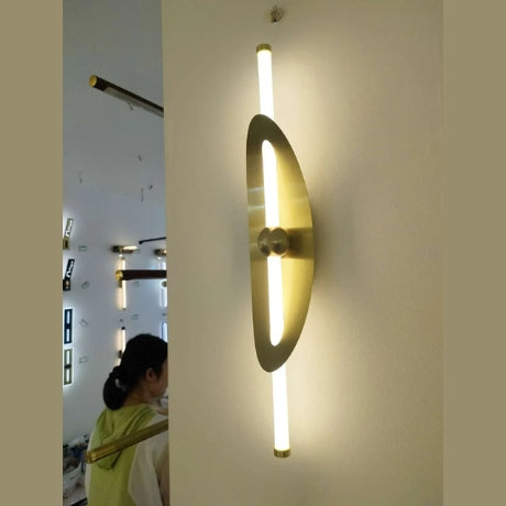 Linear Oval Wall Light