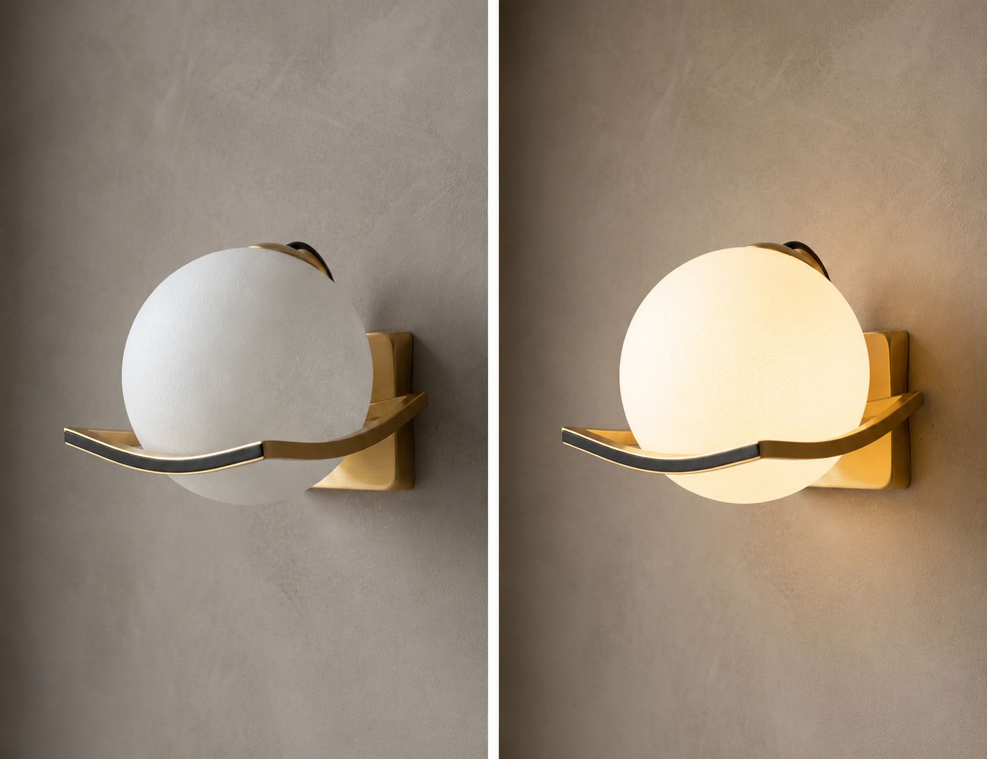 Crescent Modern Wall Light