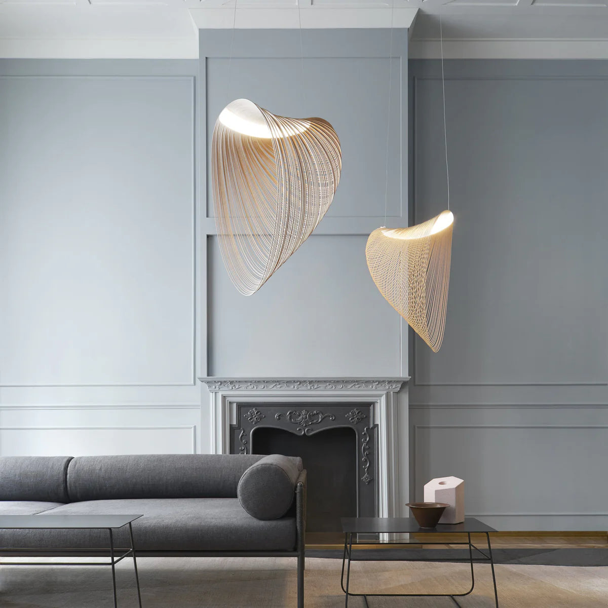 Sculptural Ambient Hanging Light