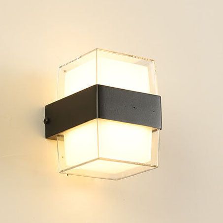 Square Outdoor Cylinder Light