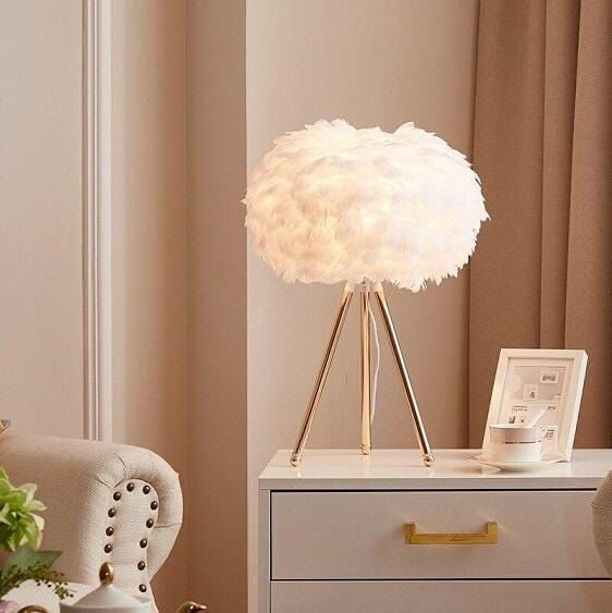 Luxury Feather Lamp