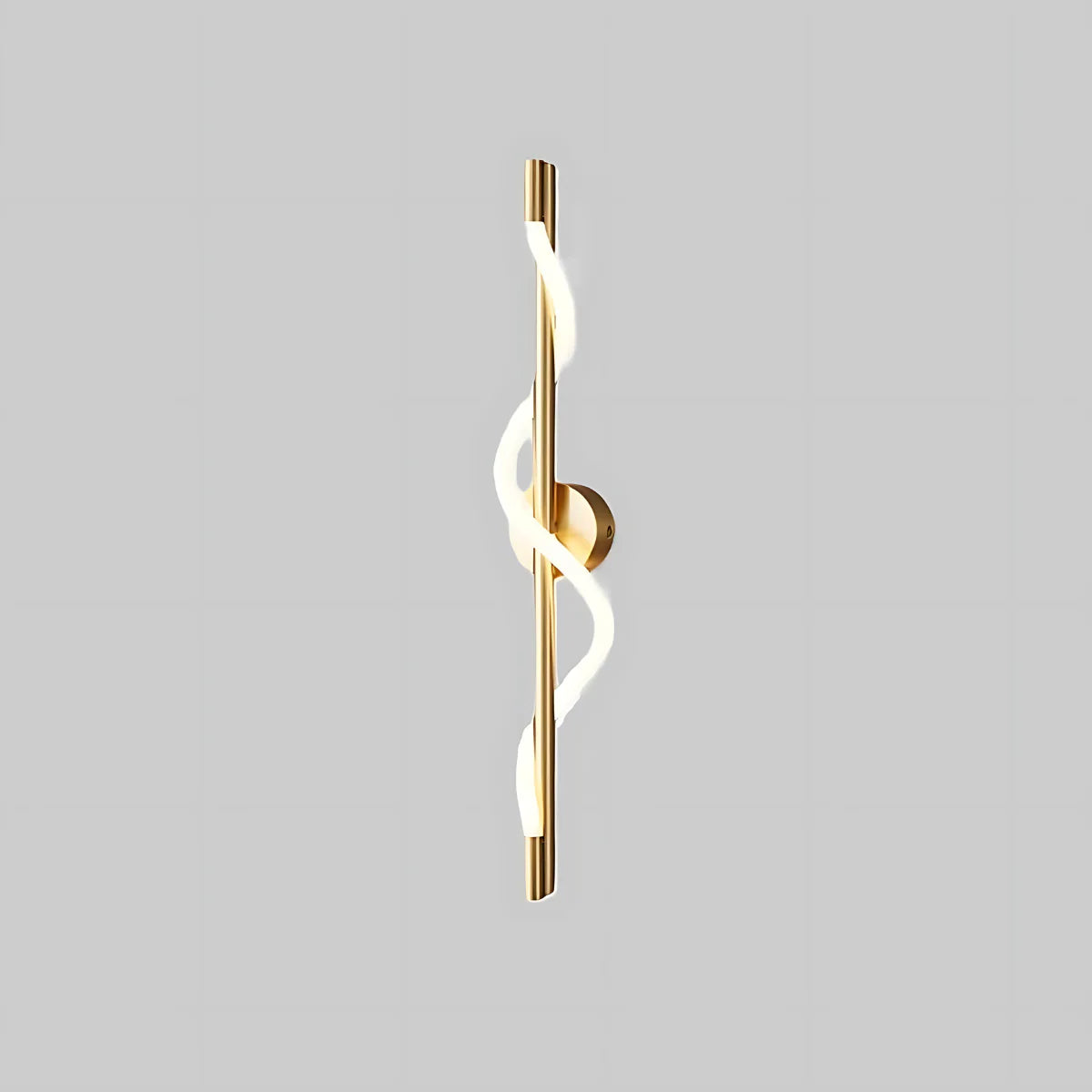 Metallic Spiral Led Wall Light